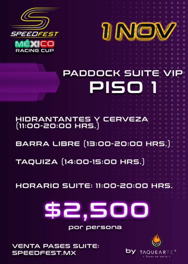 Paddock Suite VIP Piso 1