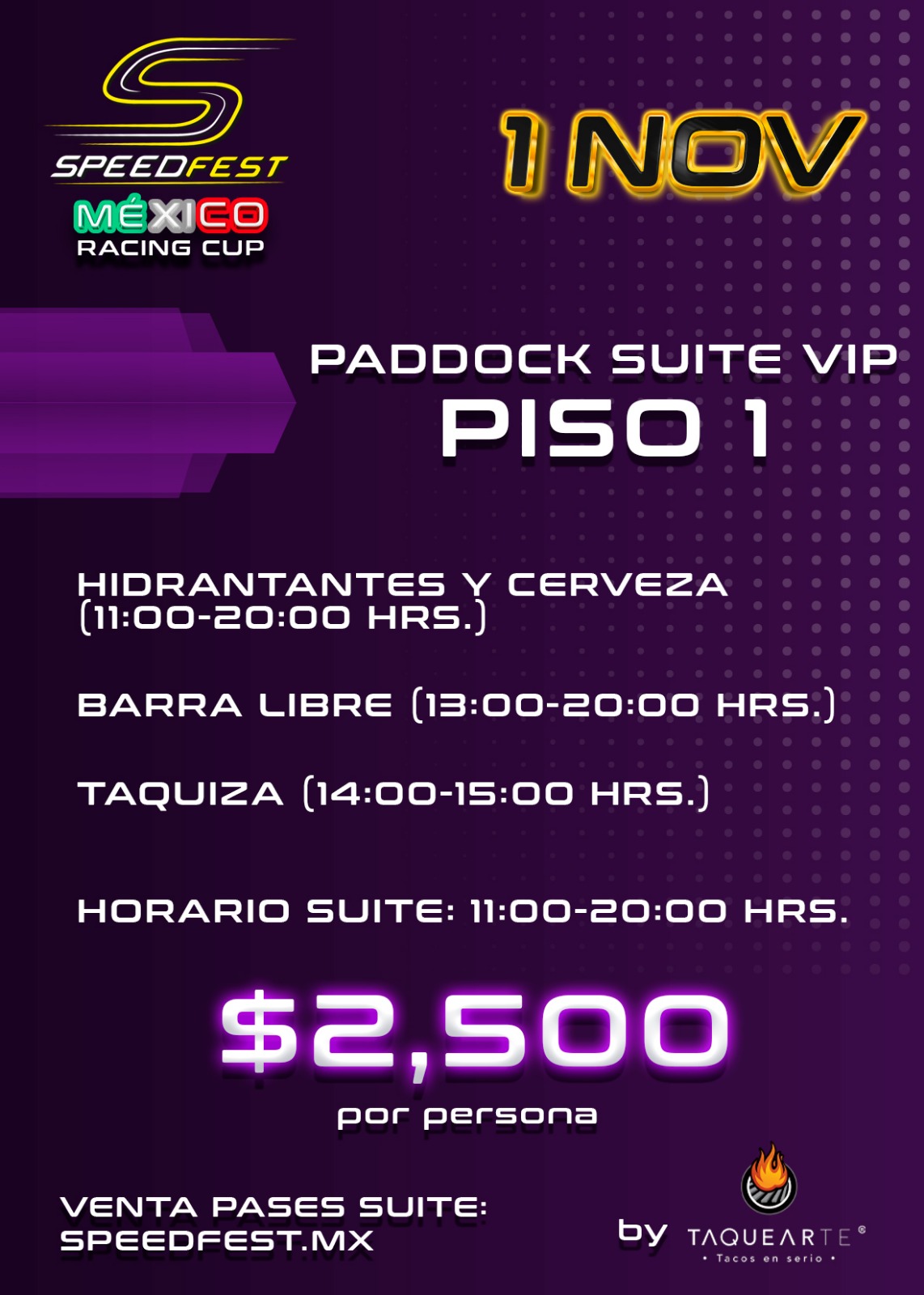 Paddock Suite VIP Piso 1