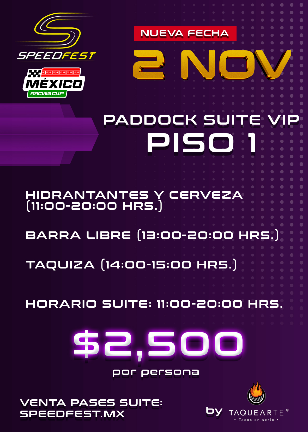 Paddock Suite VIP Piso 1
