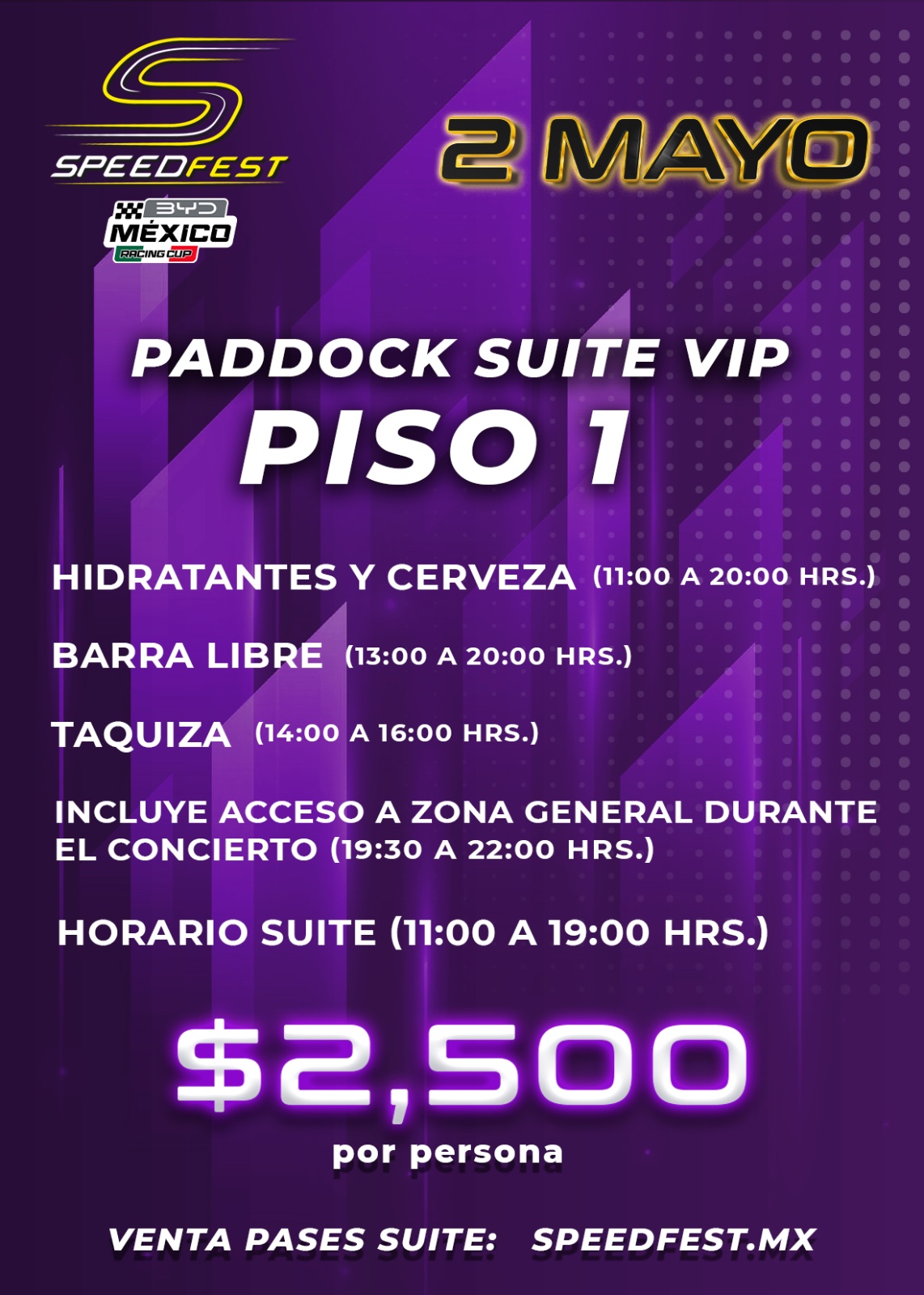 PADDOCK SUITE VIP PISO 1