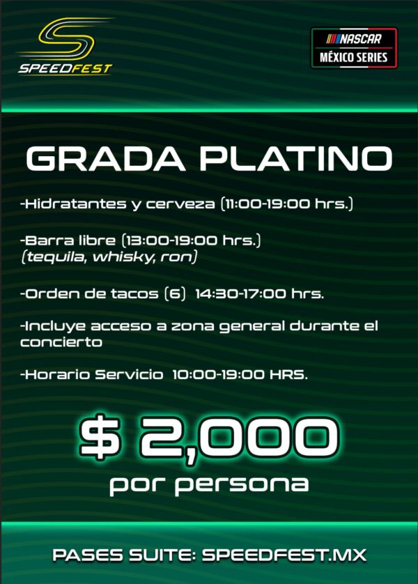 Grada Platino SpeedFest