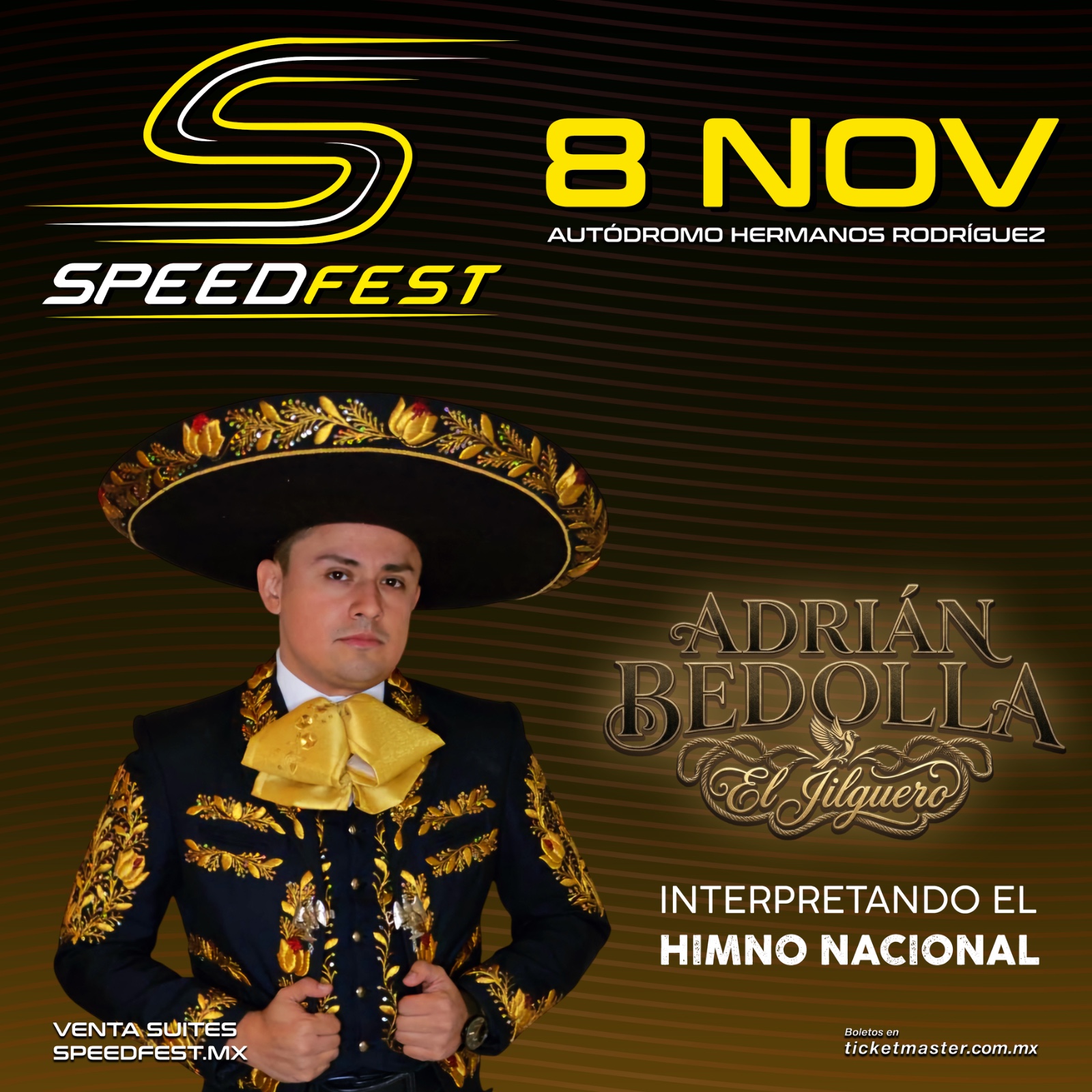Adrián Bedolla El Jilguero - Himno Nacional SpeedFest